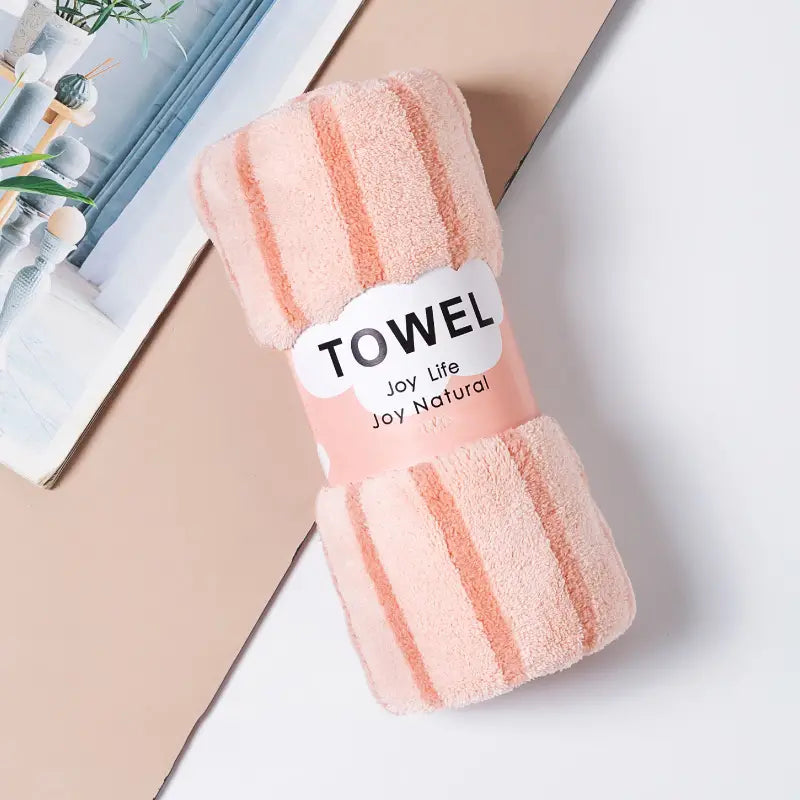 Thick Coral Velvet Face Bathing Towel (1pc)