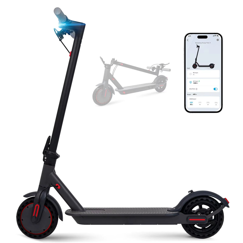 Electric Scooter 350W 10.5Ah 36V Waterproof and Shock-Absorbing Foldable APP Lock Function E-SCOOTER Local Shipping