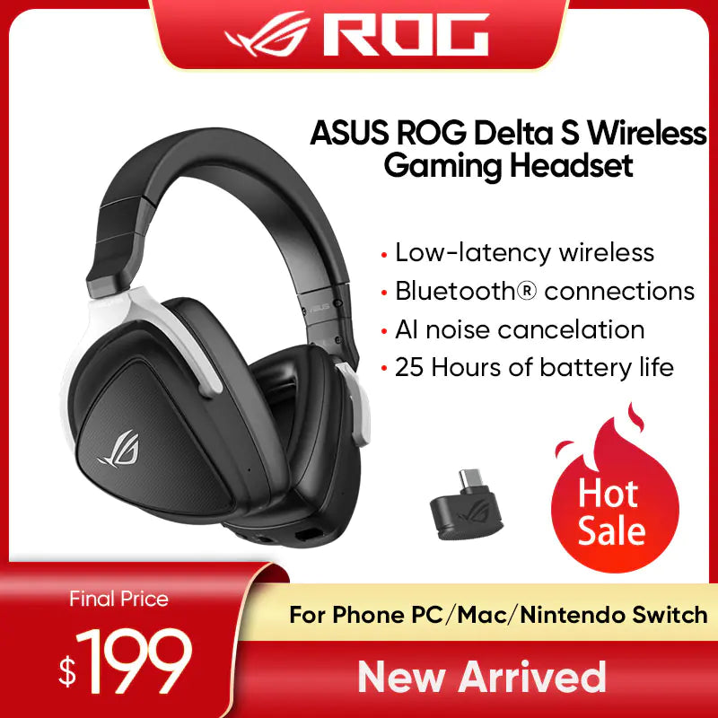 ASUS ROG Delta S Lightweight Wireless Gaming Headset