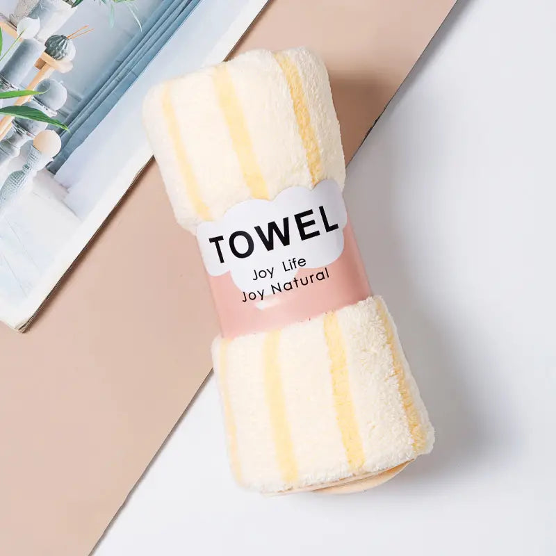 Thick Coral Velvet Face Bathing Towel (1pc)